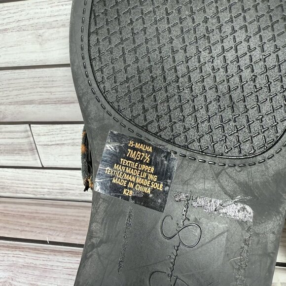 Jessica Simpson‎ Women's Malha Cheetah Print Slip On Sandals Shoe Size 7-NEW - Picture 9 of 9